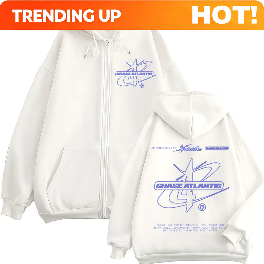 Mens Fashion Zip Up Hoodies - Худи на молнии с принтом Rock