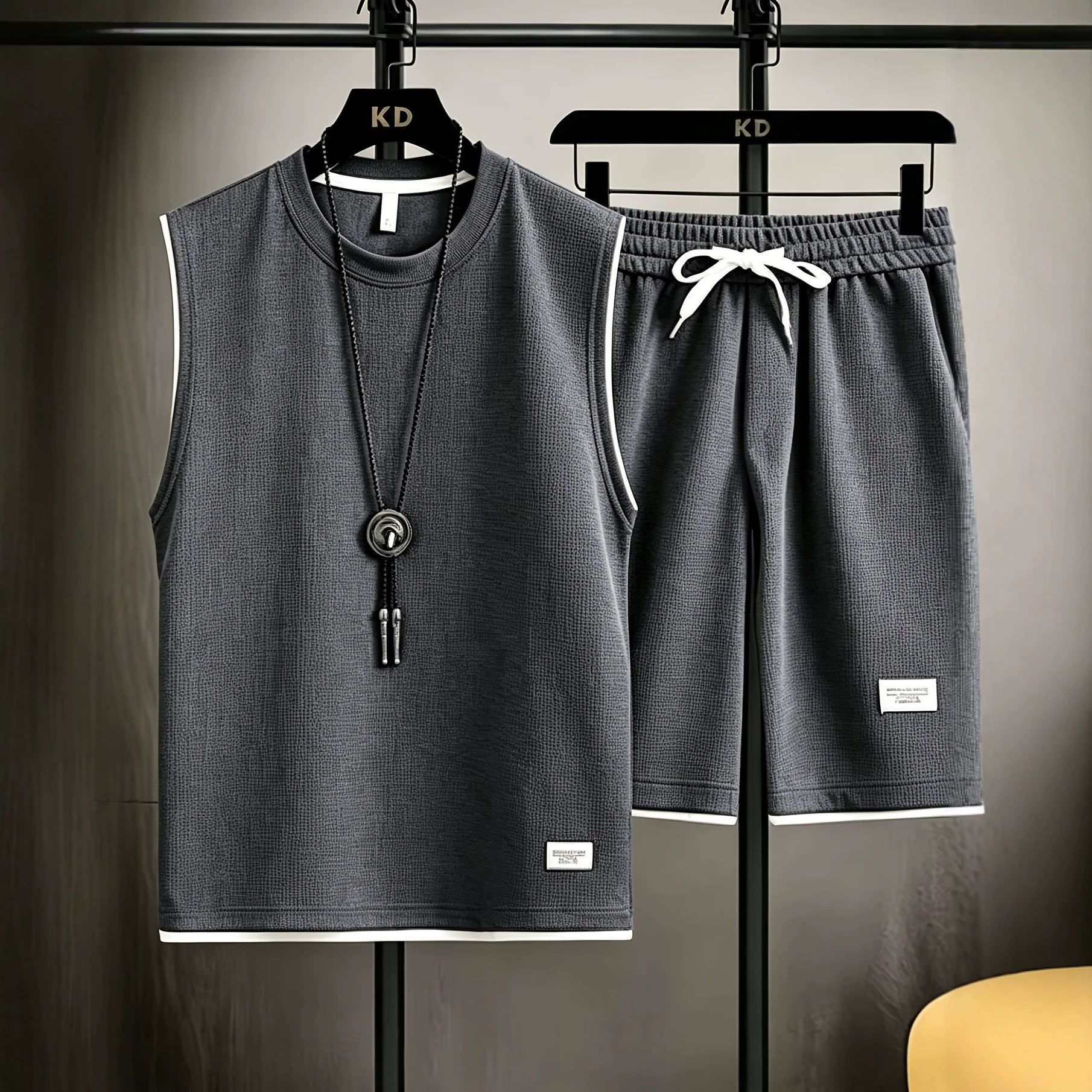 Mens Fashion Summer - Летний мужской комплект: высококачественный спортивный костюм