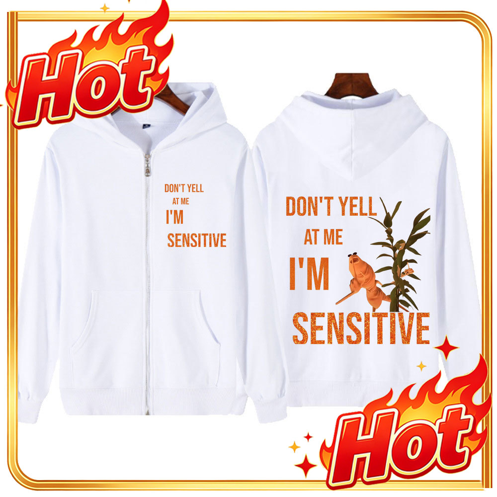 Mens Fashion Zip Up Hoodies - Маркус Червячок, не кричи на меня,