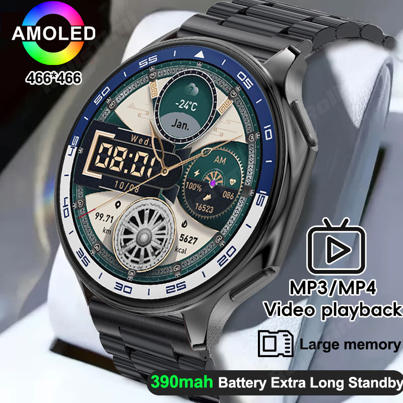 Men'S Fashion X - 1,43 AMOLED Смарт-часы 3D Surround Vision