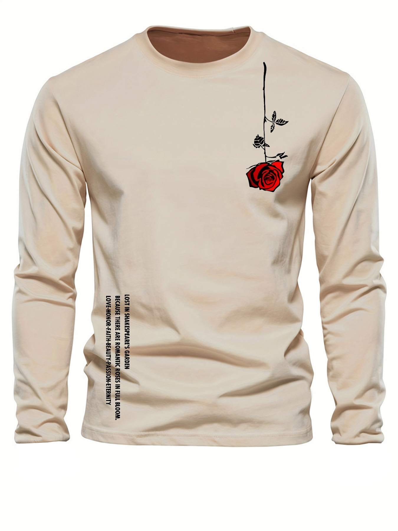 Men'S Fashion T Shirts - Мужская свободная повседневная футболка из 100%