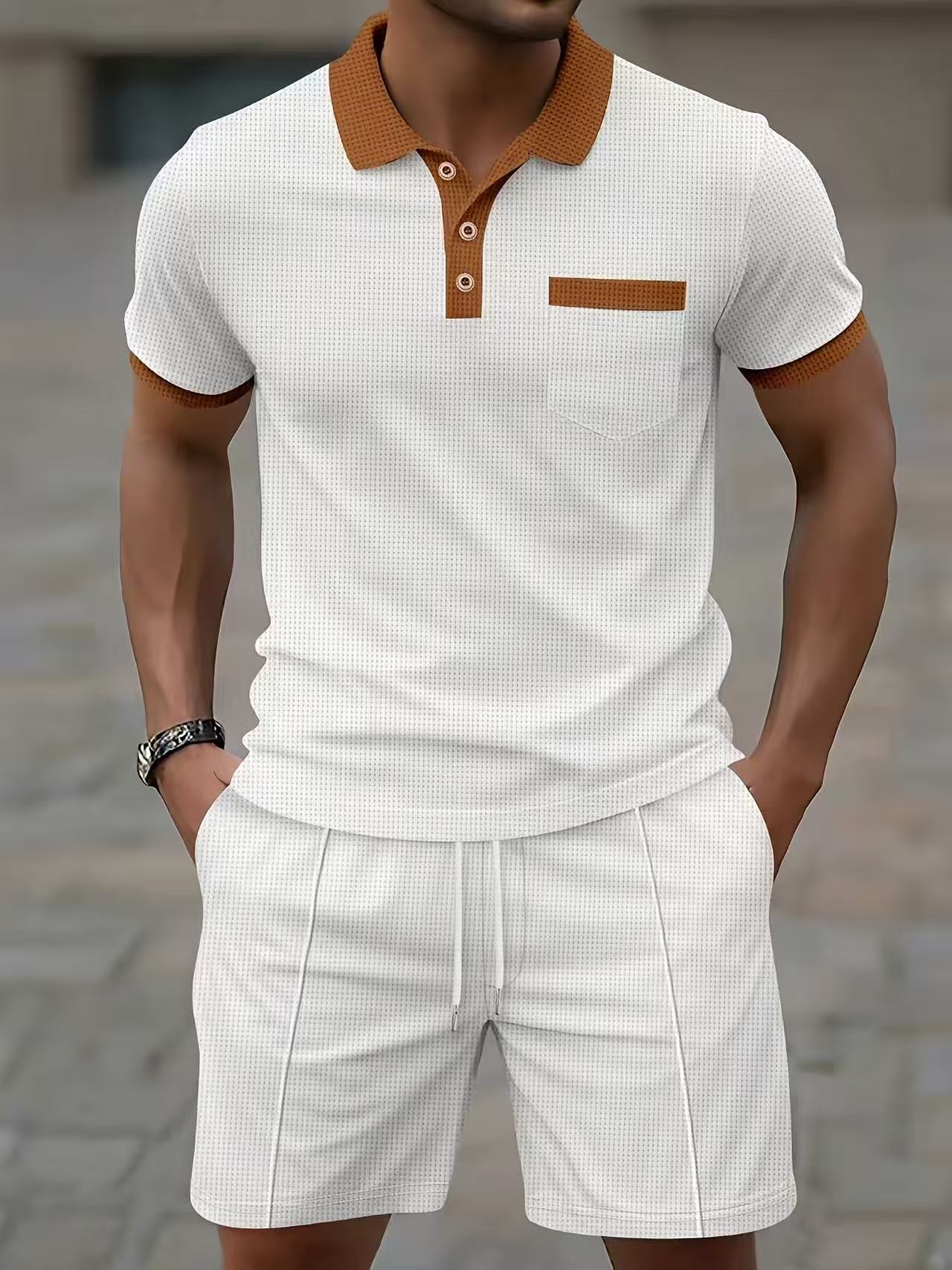 Men'S Fashion Videos - Бестселлер: мужской летний комплект из футболки-поло