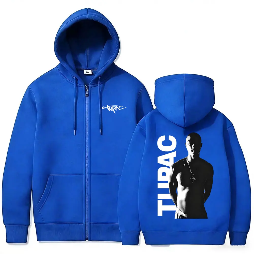 Репер Тупак 2pac, толстовка на – обзор и цена Mens Fashion Zip Up Hoodies